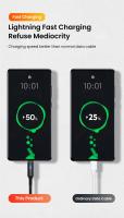 Cable De Carga Rápida USB Ultra Corto 0.25m Para iPhone 14 Xiaomi Oneplus 3A Compatible Con Power Bank Tipo C Micro Correa De Alimentación Y Datos - details 1