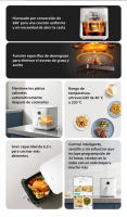 Oficial | Freidora de aire inteligente Xiaomi de 6,5 L, horneado por convección de 360˚ para una cocción uniforme sin necesidad de abrir la cesta, función específica de desengrasado para eliminar el exceso de grasa y aceite - details 1