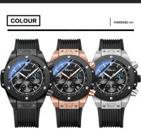 Reloj De Pulsera Masculino De Lujo CHENXI Con Dial Luminoso Y Cronógrafo Resistente Al Agua Y Shock Reloj Casual De Moda Creativa - details 7