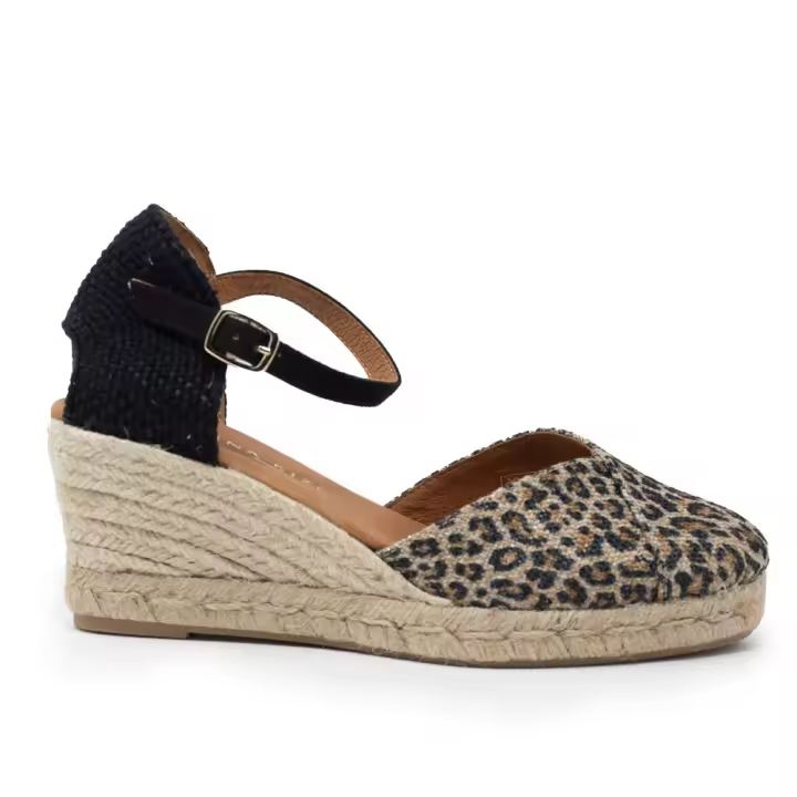 TINA KIZ 87-5 LEOPARD Alpargatas de mujer 34924 25V VALENCIANA CORREITA LEOPARDO - 1