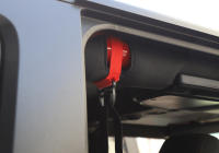 Gancho De Chaqueta Multifuncional Para Jeep Wrangler TJ JK JL JT 1997-2024 Accesorios De Interior Para Barra De Rollo Color Negro/Rojo ABS+Tela De Oxford 2 Piezas - details 9
