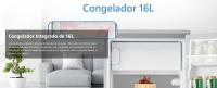 Midea Nevera pequeña 113L con Congelador - Mini frigorífico pequeño para la Habitación/Caravana/Camping - Mini Bar Bajo Consumo - Frigorifico Bajo Encimera Silencioso 39dB + Congelador -16º/-24º - details 0