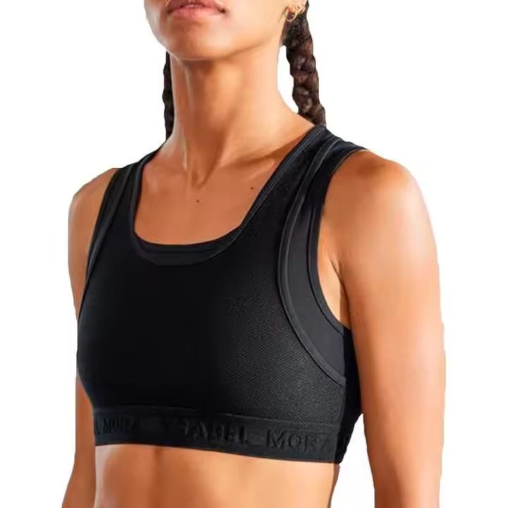 YSABEL MORA - Sujetador Deportivo negro con cruce en la espalda para mayor comodidad - Ropa Deportiva Mujer - 1