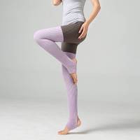 Calentadores De Piernas De Moda Calcetines Largos Sin Pies Acolchados Para Invierno Danza Yoga Baile Stockings Transpirables - details 17
