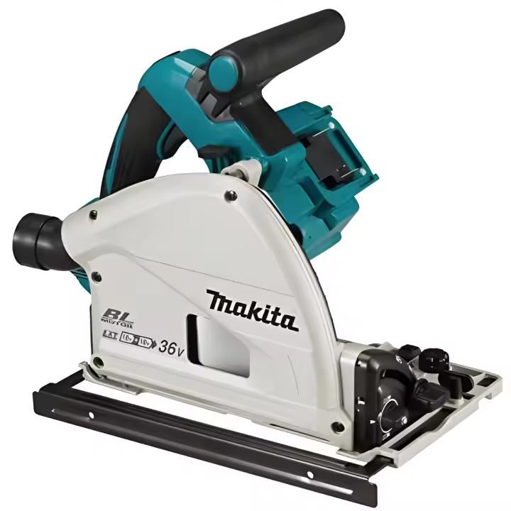 Makita dsp601zju –Sierra (56mm, con Bluetooth, sin batería, sin Cargador, en MAKPAC, 1200W, 18V), 18 V, Azul - 1