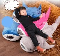 Almohada Corporal De Gran Ballena Tiburón En Poliéster Y Algodón Decorativa Para Sofa Cojín De Espalda De Peluche De Tiburón Marítimo Longo Juguete De Peluche Para Niños Regalo De Cumpleaños - details 3