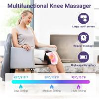 Masajeador De Rodilla Eléctrico Con Calefacción Infrarroja Y Vibración De Aire Instrumental De Fisioterapia Para Alivio Del Dolor Rehabilitación Tamaño 10x6x4.5 Pulgadas Peso 595g - details 3