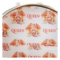 LOUNGEFLY MOCHILA QUEEN LOGO CREST LOUNGEFLY BACKPACK mujer hombre  FREDDY MERCURY JOHN DEACON BRIAN MAY ROGER TAYLOR - details 1