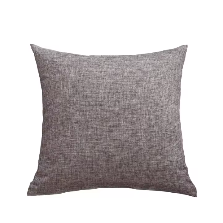 2 pieza Cojín Sofá Moderno Simple De Color Cubierta De Cojín Para Sala De Estar 100% Poliéster Cuadrado Sin Núcleo Decorativo Y De Asiento - 1