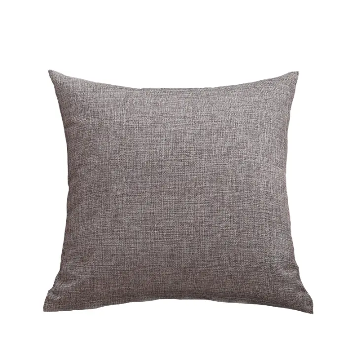 2 pieza Cojín Sofá Moderno Simple De Color Cubierta De Cojín Para Sala De Estar 100% Poliéster Cuadrado Sin Núcleo Decorativo Y De Asiento - 1