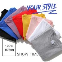Camiseta De Algodón 100% Para Hombre OLYMPIA Verano 2023 Estilo Casual Cuello Redondo Alta Calidad Tops Clásicos Para El Gimnasio - details 1