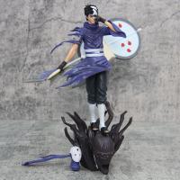 Figura De Acción Naruto 27cm Uchiha Obito Akatsuki Interchangeable Cabezas Juguete Coleccionable Para Niños Y Adultos - details 10
