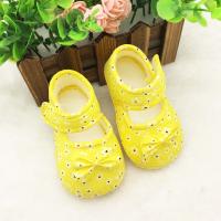 Zapatos De Camila Para Bebés Recién Nacidos Con Lazo Floral Antideslizantes De Algodón Suave Para Niñas Edad 0-2 Años - details 4