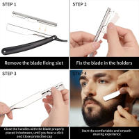 Afeitadora Manual Plegable Portátil Para Principiantes Apto Para Mujeres Accesorio De Peluquería Seguro Para Cejas Rasador De Cabello - details 5