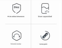 Botella Deportiva De Agua Portátil Con Pajita Gran Capacidad 0.7/1/2/3L Para Camping Picnic Escalada Deportes Al Aire Libre - details 3