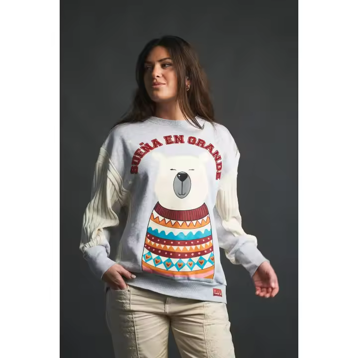 Anabel lee Marcas Mujer Ropa Sudaderas  Sudadera - Anabel Lee - Oso - 1