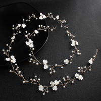 Adornos De Cabello De Boda Extra Largos Con Perlas Y Cristales Para Mujeres Y Niñas Accesorios De Cabello De Plata Para Occasiones Especiales - details 3
