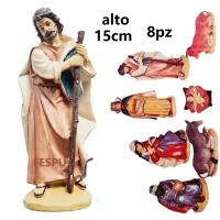 Nacimiento 8 piezas 15cm,FIGURA DE BELEN,DECORACION DE NAVIDAD,GERIMPORT,FESPU - details 0