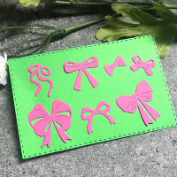 Molde De Corte De Metal Con Lazo Decorativo Para Scrapbooking Y Manualidades Tamaño Irregular Compatible Con Papel Y Cartón - details 3