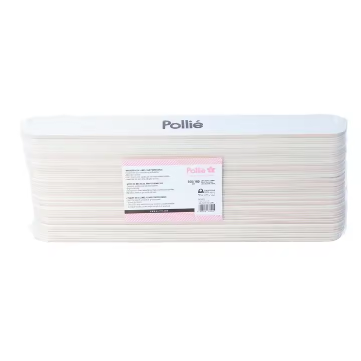 PACK 50 LIMAS AMERICANAS BLANCAS 178 MM. (marca: Pollié) - 1