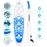 FunWater 335*84*15cm Máx. 165 KG Tabla Paddle Surf Hinchable de Remo Inflable de pie, con Todos los Accesorios de Sup Adecuado para Todos los Niveles, Incluidas Las Bombas de Doble acción - details 2