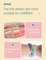 Kit De Manualidades Para Hacer Pulseras De Amistad DIY Juguete Hecho a Mano Para Niñas Mayores De 6 Años Regalo De Cumpleaños Y Navidad - details 6