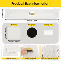 Alfombrilla De Fregadero Ecológica De Arcilla De Diatomeas Absorbente Rápido Guarnición De Fregadero Protector Contra Salpicaduras Para Cocina - details 8