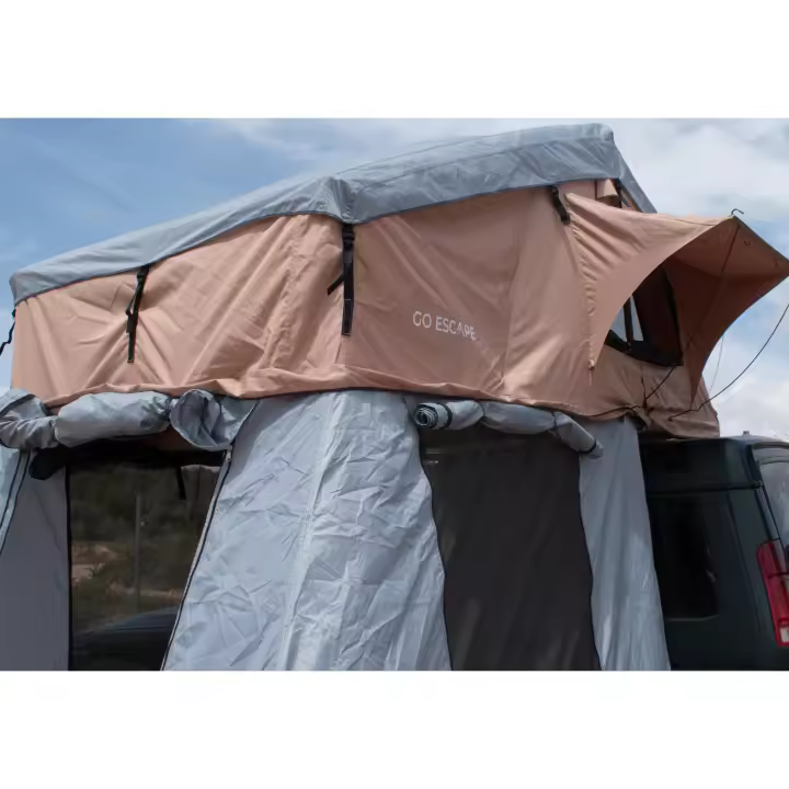 GO ESCAPE Tienda de techo Selva Negra para acampar en familia - Tamaño XL- Perfecto para 3/4 personas - 1