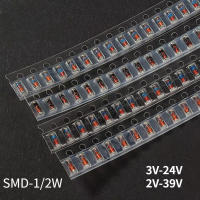 Kit De Diodos Zener SMD LL34 300PCS 0.5W 1/2W 3V-24V 2V-39V Conjunto De Diodos SMD 1N4148 Para Electrónica - details 0