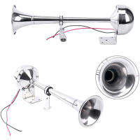 Bocina De Aire Para Barco 12V Acero Inoxidable Pulido Bocina Eléctrica Alta Potencia Sirena Única Para Barco Camión Caravana - details 0