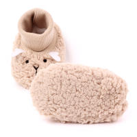 Zapatillas De Otoño-Invierno Para Bebés Con Diseño De Oso Y Oveja Niños Y Niñas Calf Sintética Antideslizante Cómodo Para 0-18 Meses - details 6