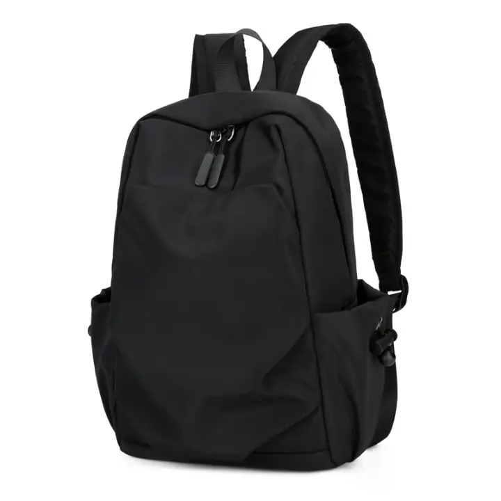 Mochila Mini Para Hombre Negra De Moda Pequeña Bolso De Hombro Escolar Impermeable De Lona Diseñador Deportes Y Viajes 2023 - 1