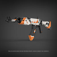 Bloques De Construcción Creativos De La Serie CSGO AK47 Para Niños Juguetes De Arma De Cinta Elástica Regalo Para Niños - details 6