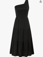 Vestido Midi De Verano Para Mujer Talla Grande Manga Corta Elegante Y Cómodo Vestido Y2K Flujo Vestido De Oficina Para Salir - details 4