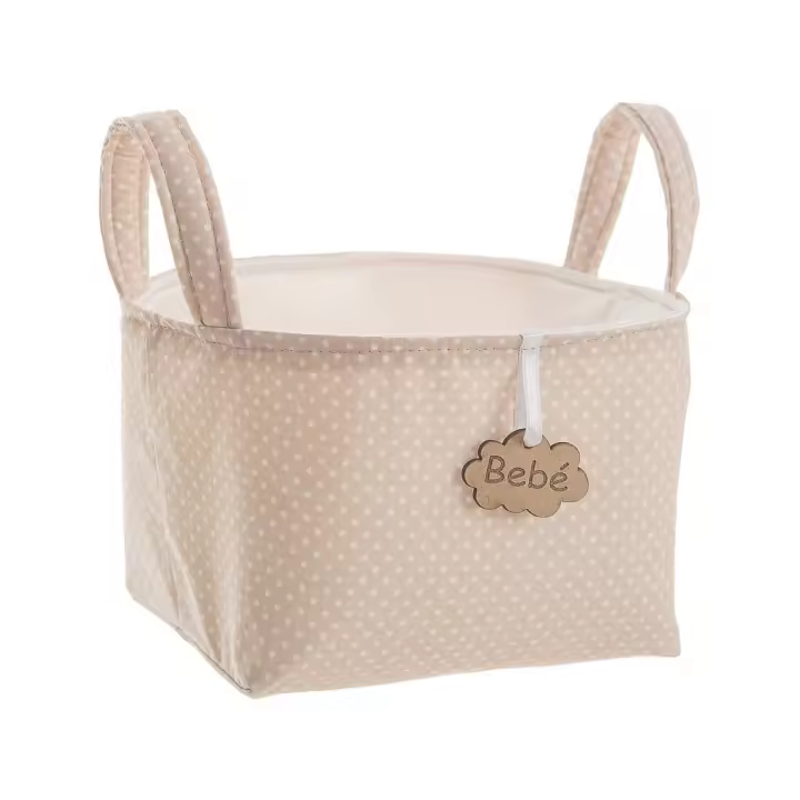 Cesta Asas Topos Marrón Creaciones Llopis 28009 Menaje y lactancia bebes - 1