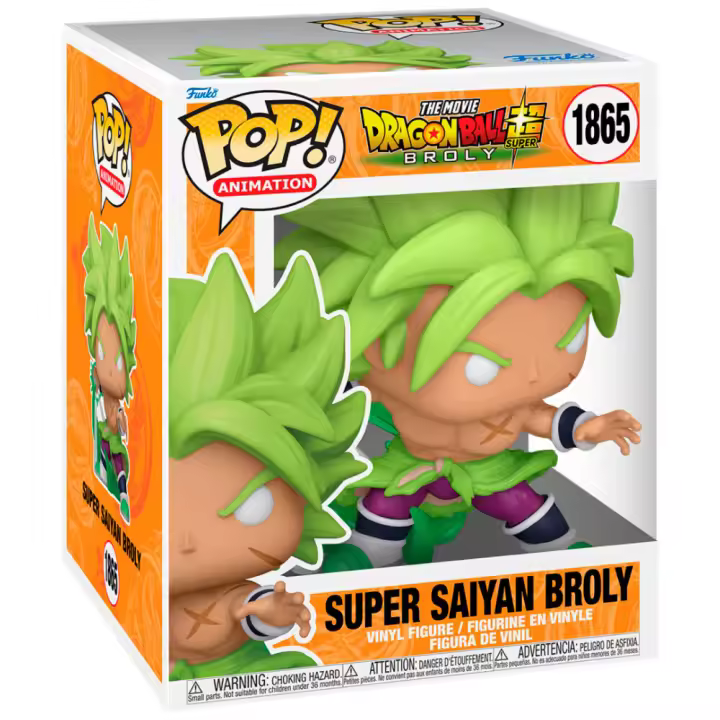 Funko Pop! Super: Dragon Ball Super: Broly - SS Broly 6" - Dragon Ball Super Broly - Figura de Vinilo Coleccionable - Idea de Regalo - Mercancia Oficial - Juguetes para Niños y Adultos - MR POPYE - 1