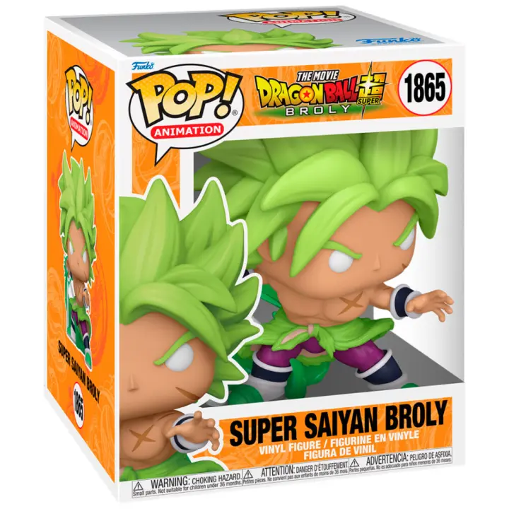 Funko Pop! Super: Dragon Ball Super: Broly - SS Broly 6" - Dragon Ball Super Broly - Figura de Vinilo Coleccionable - Idea de Regalo - Mercancia Oficial - Juguetes para Niños y Adultos - MR POPYE - 1