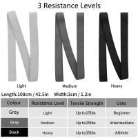 3Pcs Bandas De Resistencia De Tela Para Los Pies Y Glúteos Ejercicios De Fuerza Entrenamiento De Hips Cintura Y Abdomen Uso Unisex - details 2