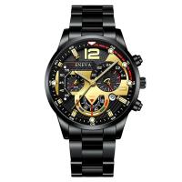 Reloj De Cuarzo Para Hombre GENEVA Creativo Con Seis Pines En Aleación De Acero Cadena De Reloj De Lujo Casual Fashion - details 12