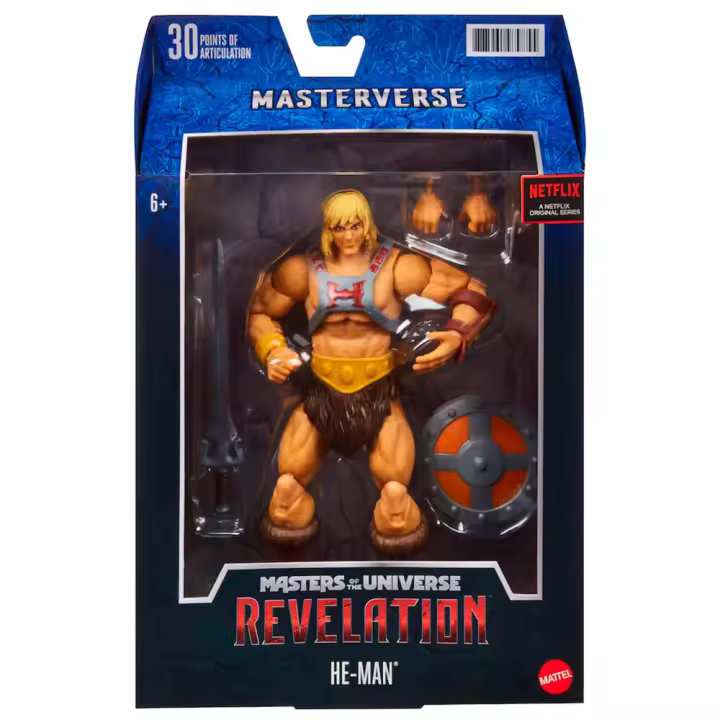 Figura He-Man Masters of the Universe - Revelation 18cmFigura  Coleccionable - Idea de Regalo- Mercancia Oficial - Juguetes para Niños y Adultos - Movies Fans - Muñeco para Coleccionistas y Exposición - 1