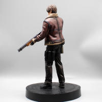Figura De Acción De Anime 33cm Leon Zombie Hunter En Cuero Colección Para Niños Y Adultos Decoración De Escritorio Modelo De Soldado Juguete Grande - details 5