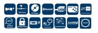 Autorradio BLAUPUNKT STOCKHOLM 370 DAB BT - details 0