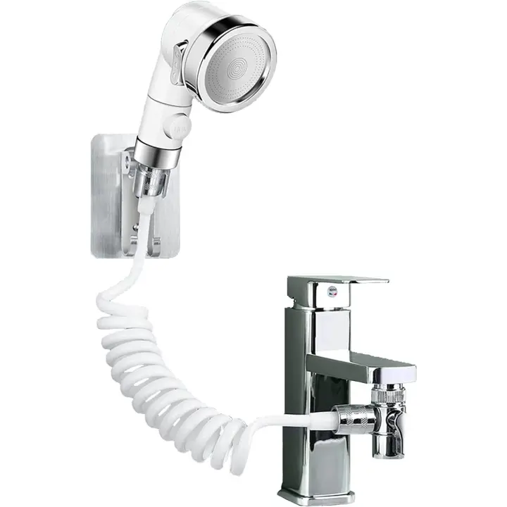 PORCHEDDU Cabezal de Ducha para Fregadero | Adaptador Flexible | Grifo de Cocina - 1