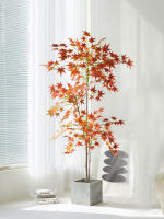 Árbol De Maple Artificial 70-140cm Hojas De Cola De Pollo De Seda Planta Japonesa Falsa Para Decoración De Jardín Y Habitaciones - details 6