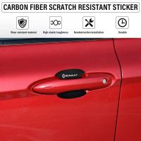 Pegatina De Manija De Puerta De Coche Fibra De Carbono Resistente a Rasguños Impermeable Para Renault Megane 2 3 4 Twingo Clio Talisman Captur Trafic - details 8