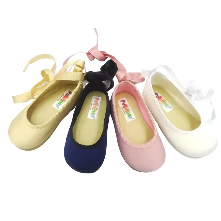 Manoletina De Raso Con Cinta Para La Pierna - 1