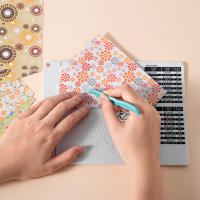 Cortadora De Papel Para DIY Scrapbooking Y Hacer Tarjetas Herramienta De Marcado Y Corte De Hojas 2025 Tablero De Marcado De Papel - details 0