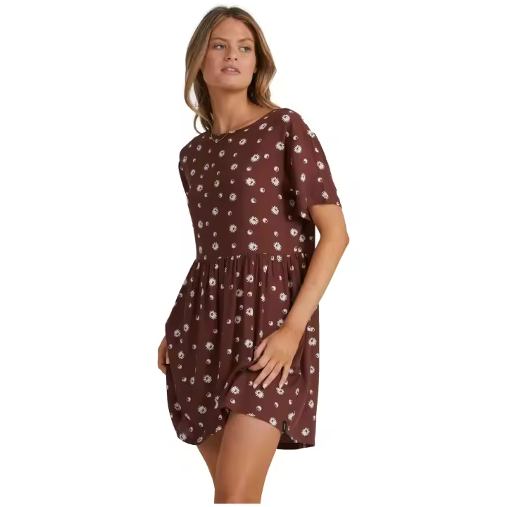 Vestido RVCA  para mujer en color marron - 1