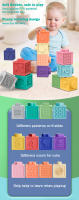 Bloques De Construcción Suaves Para Bebés Juguetes Educativos Montessori Para Niños Y Niñas De 1 a 12 Años Juego De Baño De Silicona - details 1