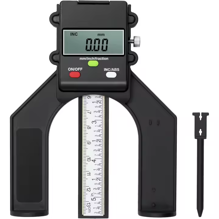 Medidor de profundidad digital medidor de Altura 80mm para carpintería Sierra de Mesa - 1